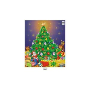 Torby wielorazowe UCHO 44x50cm ŚWIĘTA CHOINKA 35 µm op. 25 sztuk