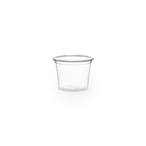 Sosjerka, pojemnik PLA 30ml śr.45xh.35mm VEGWARE biodegradowalna op. 100 sztuk
