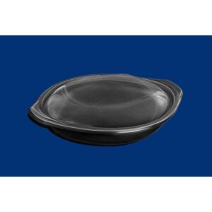 Pojemnik obiadowy typu WOK PP 900ml czarny spód + transparentna pokrywka kpl 25 sztuk
