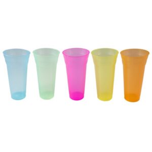 Kubek mleczny SHAKE GLASS 500ml multikol PP fi.9,5xh.14 op.50szt (10)
