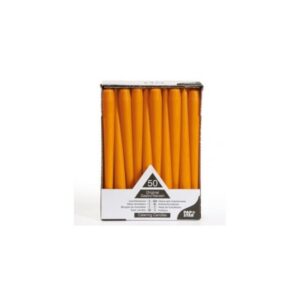 Świece stożkowe 25cm op.50szt pomarańcz średnica 2,2cm