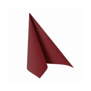 Serwetki PAPSTAR Royal Collection 40x40 bordowy opakowanie 50szt.