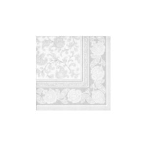 Serwetki PAPSTAR Royal Collection ORNAMENTS 40x40 biały opakowanie 50szt