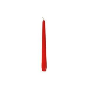 Świece stożkowe 25 cm czerwone średnica 2,2 cm op. 50 sztuk