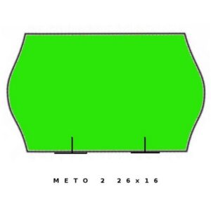 Fluor zielona METO dwurzędowa, 26x16 fala op.5szt.